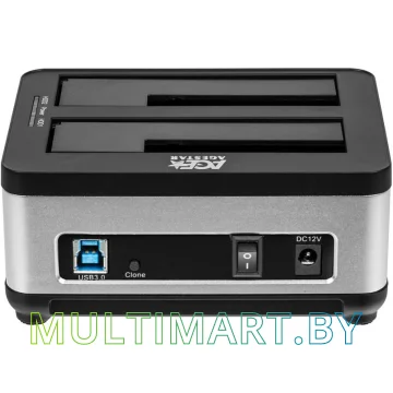 Бокс для жесткого диска AgeStar 3UBT8 (серебристый/черный) картинка 3